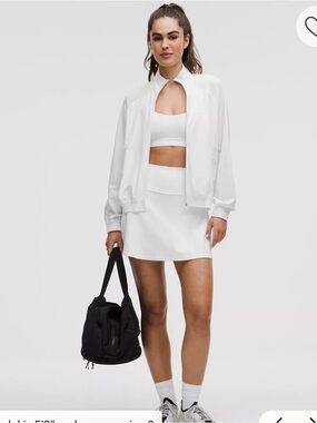 Lululemon  white tennis skirt